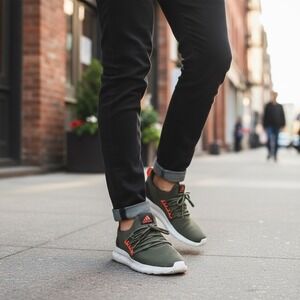 Adidas Lite Racer Adapt 7.0 IH7723 Mens 10.5 Running Shoes Olive Strata Sneakers